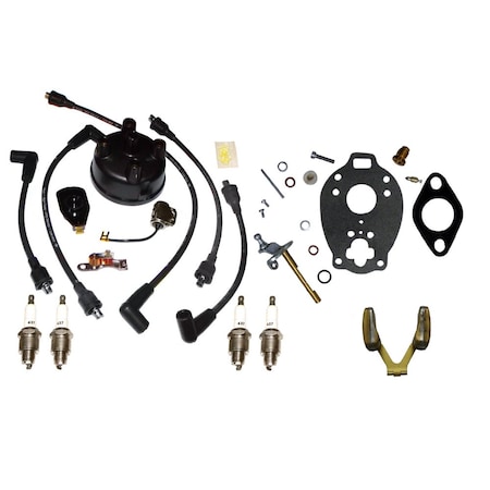 Aic Replacement Parts Ignition Tune Up & Carb Kit Fits Ford 9N 2N 8N Tractor Front Mount Distributor KT-ELI80-0304